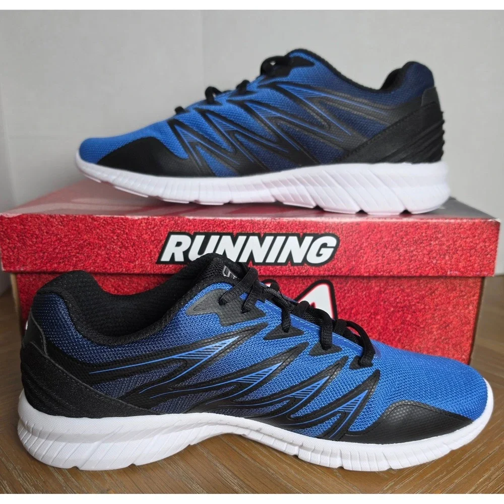 FILA Mens Memory Fantom 8 Running Shoes Blue Black Athletic Sneaker Size 8.5 NWB